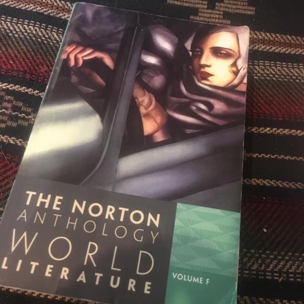 WORLD LIT. VOLUME F. COLLEGE TEXT BOOK.